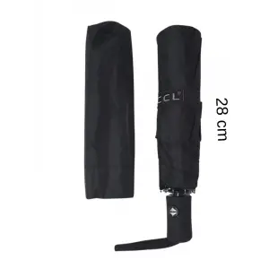Şemsiye Cep Boy Tam Otomatik Siyah 28cm
