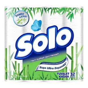 Solo 32 Li Tuvalet Kağıt Bambu