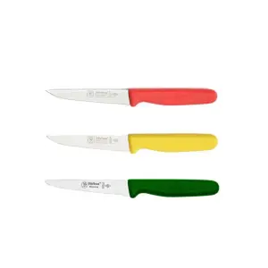 Sürbisa 3lü Set 61004 Sebze Bıçağı Pembe Sarı Yeşil