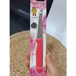 Sürmene 61004 Mutfak Bıçağı (9,50 Cm) Nar Çiceği
