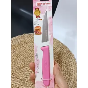 Sürmene 61004 Mutfak Bıçağı (9,50 Cm) Pembe