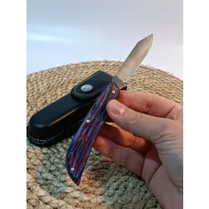 Sürmene Çakısı Epoksi Bordo Mavi