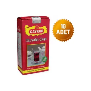 Çaykur Tiryaki Siyah Dökme Çay 10 x 1 Kg (1 Koli)