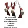 Kazma Seti Büyük Dövme Çelik Bahçe Kazması 120 cm Saplı - 3 Çeşit