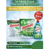 Renax Avantajlı 3’lü Set Bulaşık Makinesi Kapsülü 60’lı + Tuz 1,5 Kg + Parlatıcı 400 ml