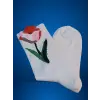 Lale Desenli Kadın Çorabı