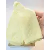Sarı Sade Kadın Çorabı