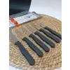 Sürdövbisa 61010 6lı Meyve Seti (Sivri Uç ) Siyah
