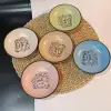 Keramika Rainbow Motto Halka Sosluk / Çerezlik 13 Cm 6 Adet