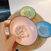 Keramika Rainbow Motto Halka Sosluk / Çerezlik 13 Cm 6 Adet