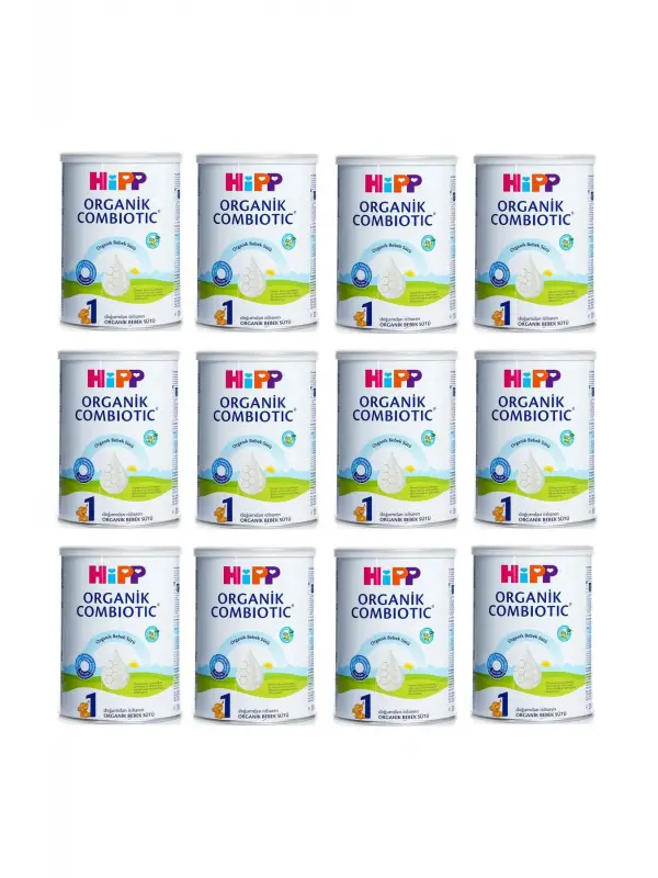 Hipp 1 Organik Combiotic Bebek Sütü 350 gr 12 Adet