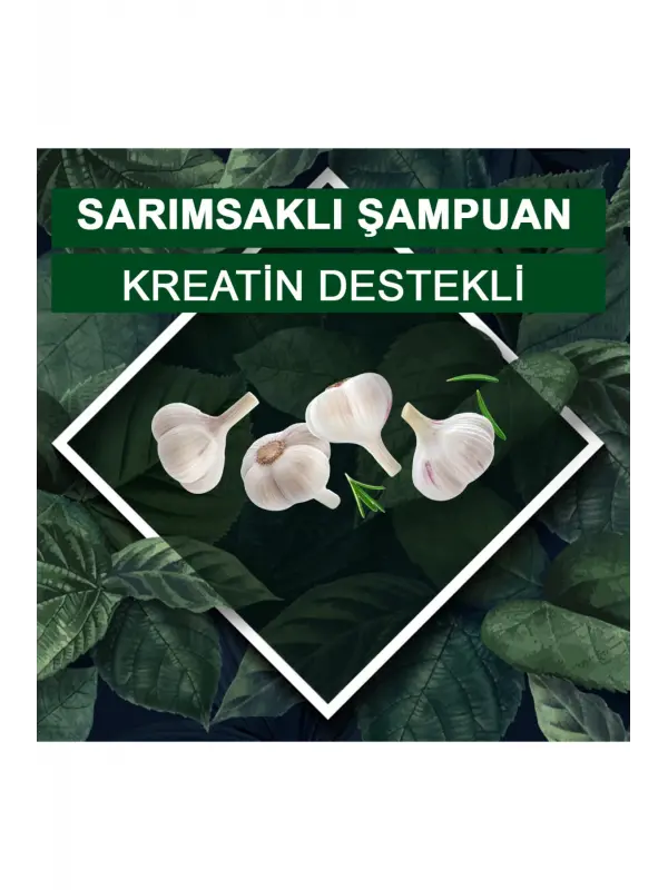 Agarta 2 Adet Sarımsak Şampuanı Saç Dökülmesine Karşı 400 ml