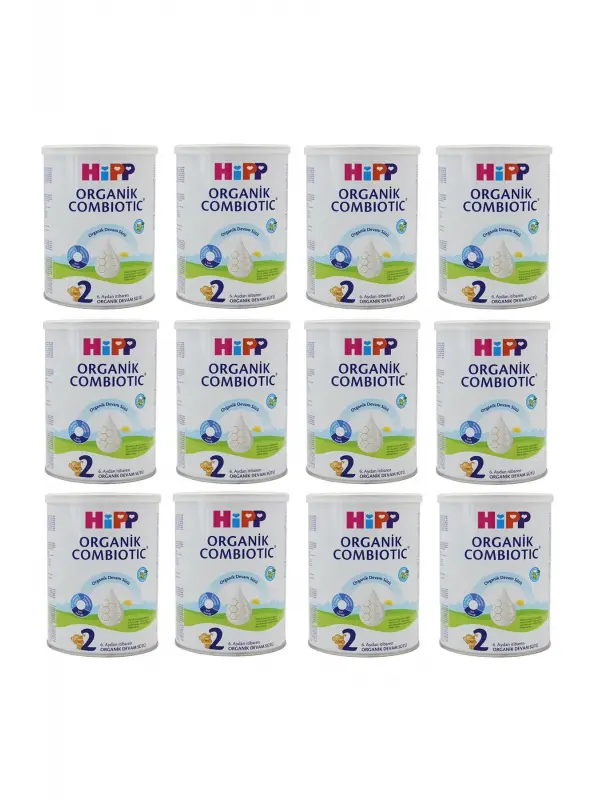 Hipp 2 Organik Combiotic Devam Sütü 350 gr 12 Adet