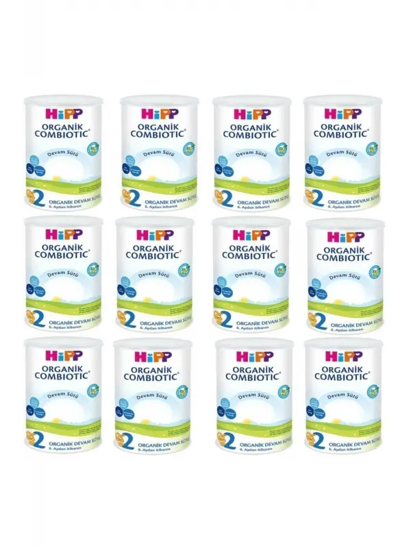 Hipp 2 Organik Combiotic Devam Sütü 350 Gr X 12 Adet