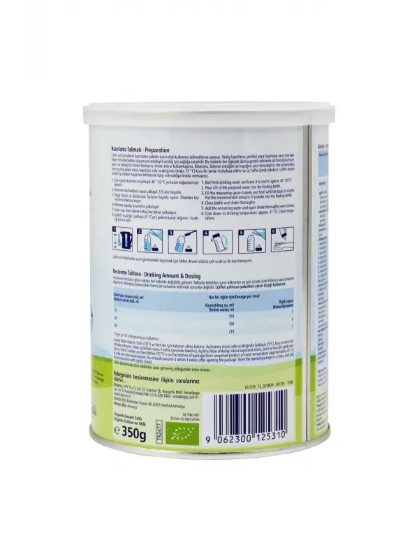 Hipp 3 Organik Combiotic Devam Sütü 350 gr 12 Adet
