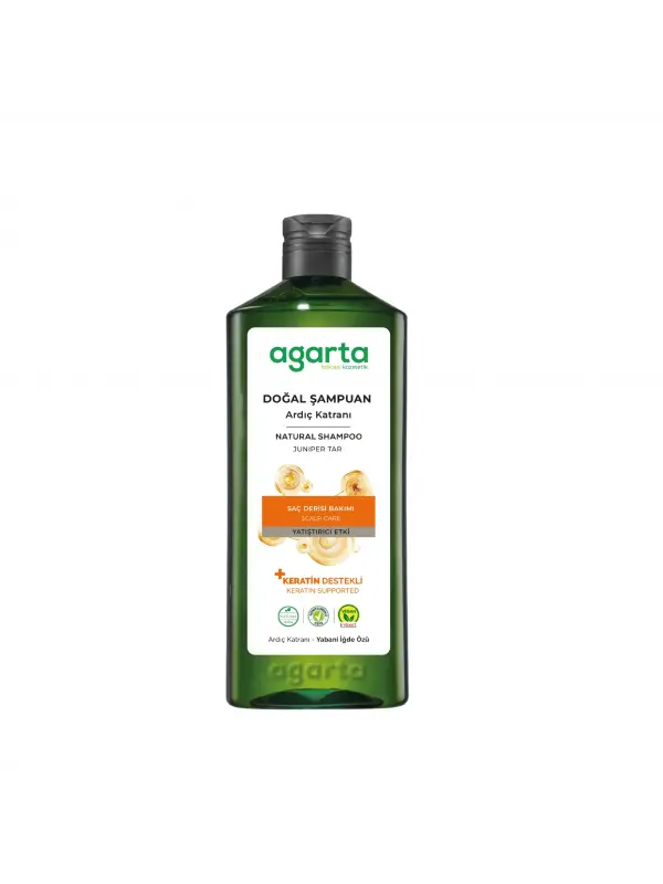 Agarta Agarta Kepeğe Karşı Şampuan Seti 3’lü 400 ml Ardıç Katranı Vegan Doğal