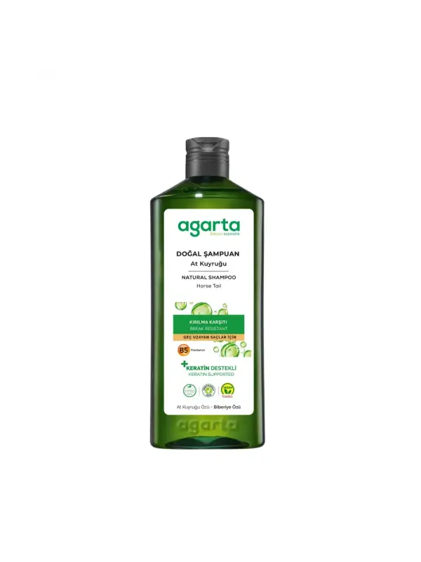 Agarta Saç Dökülmesine Karşı 5’li Şampuan Seti 400 ml Keratin Vegan Bitkisel