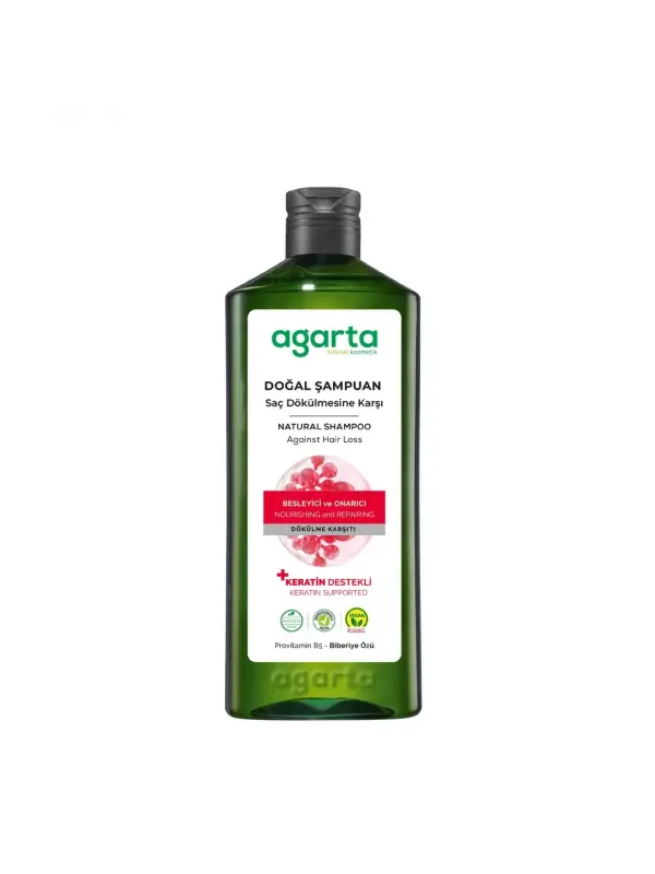Agarta Saç Dökülmesine Karşı 5’li Şampuan Seti 400 ml Keratin Vegan Bitkisel
