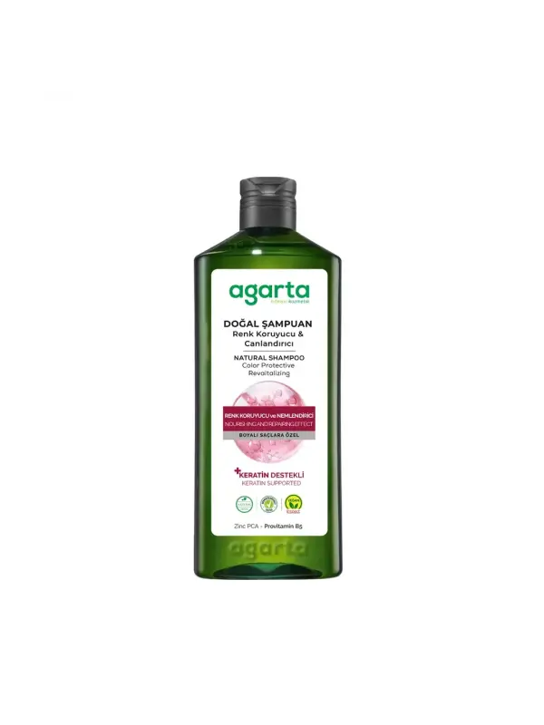 Agarta Agarta Renk Koruyucu Şampuan Seti 3’lü 400 ml ProVitamin B5 Keratin Vegan