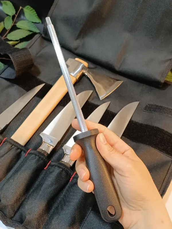 Sürbisa Sürmene Şef Bıçakları Seti Ahşap El Yapımı Kılıflı Et, Ekmek, Sebze, Mutfak, Kurban Şeflik Seti Hadnmade
