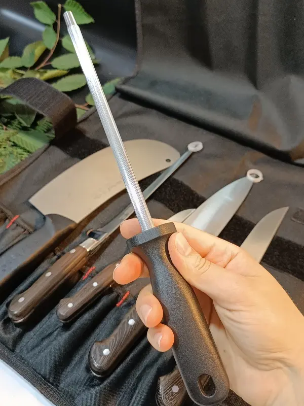 Sürbisa Sürmene Şef Bıçakları Seti Ahşap El Yapımı Kılıflı Et, Ekmek, Sebze, Mutfak, Kurban Şeflik Seti Hadnmade