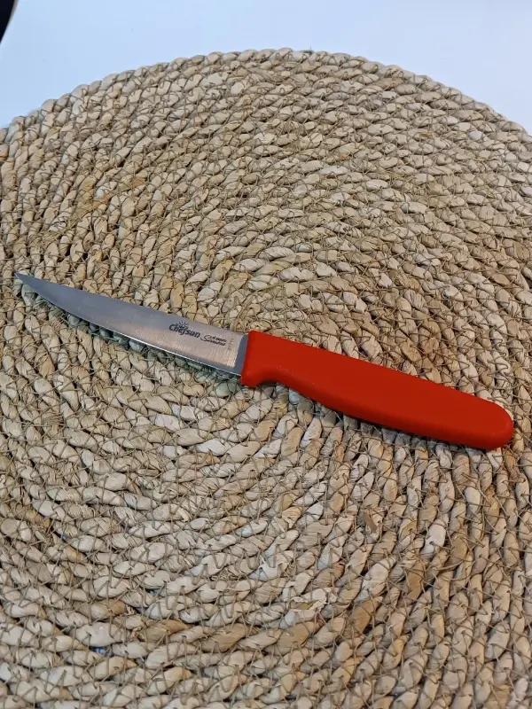 Chefsun Sebze / Meyve Bıçağı 1 Adet Kırmızı