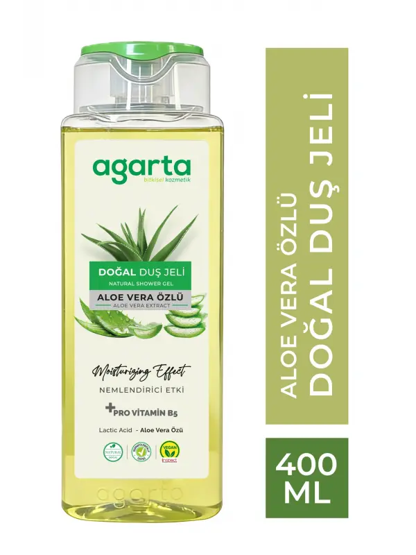 Agarta Doğal Aha Aloe Vera Duş Jeli 400 Ml