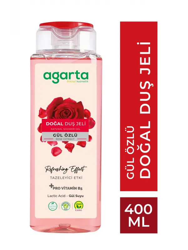 Agarta Doğal Aha Gül Duş Jeli 400 ml