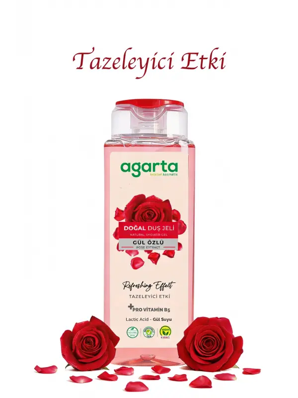 Agarta Doğal Aha Gül Duş Jeli 400 ml