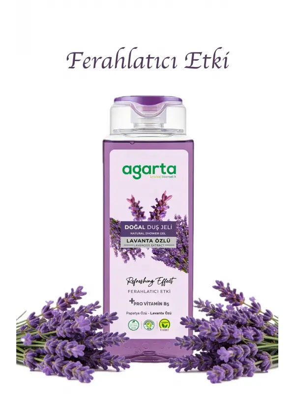 Agarta Doğal Aha Lavanta Duş Jeli 400 ml