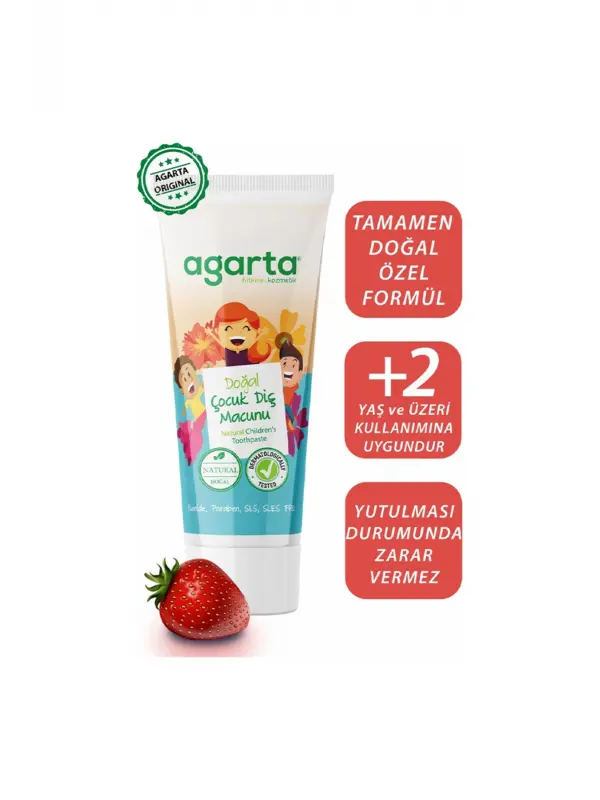 Agarta Doğal Çocuk Diş Macunu 75 Ml