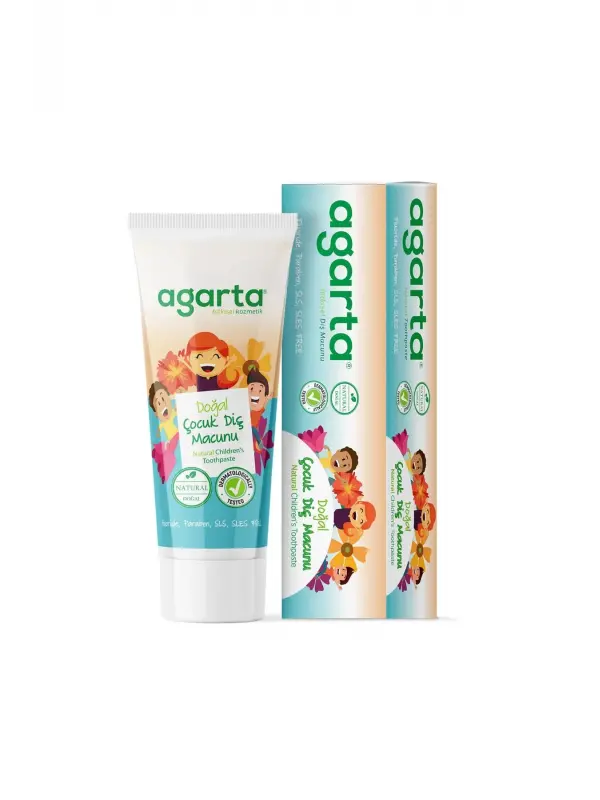 Agarta Doğal Çocuk Florürsüz Beyazlatıcı Diş Macunu 75 ml