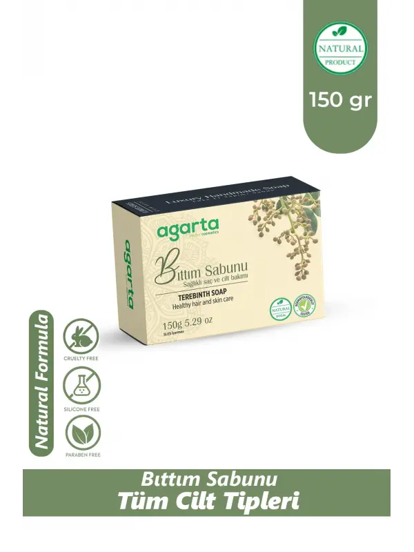 Agarta Doğal El Yapımı Bıttım Sabunu 150 gr