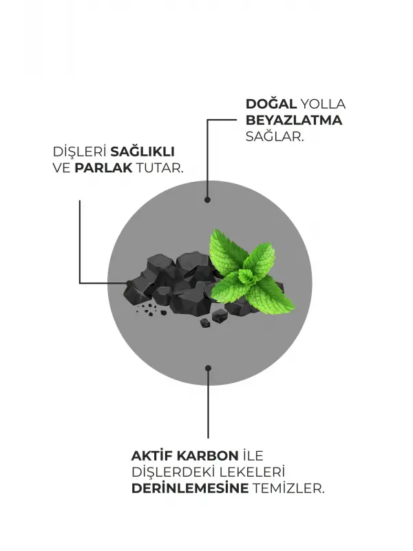 Agarta Doğal Hindistan Cevizi Özlü Aktif Karbonlu Florürsüz Diş Macunu 100 ml
