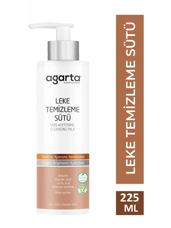 Agarta Doğal Leke Bakım Ve Cilt Temizleme Sütü 225 ml
