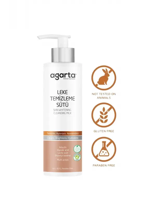 Agarta Doğal Leke Bakım Ve Cilt Temizleme Sütü 225 ml
