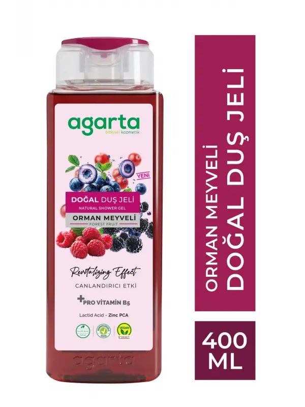 Agarta Doğal Orman Meyveli Duş Jeli 400 ml