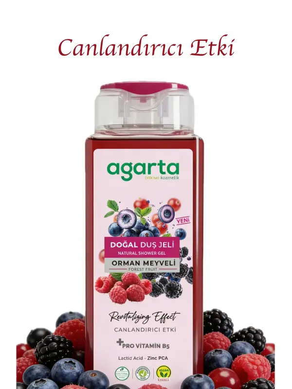 Agarta Doğal Orman Meyveli Duş Jeli 400 ml