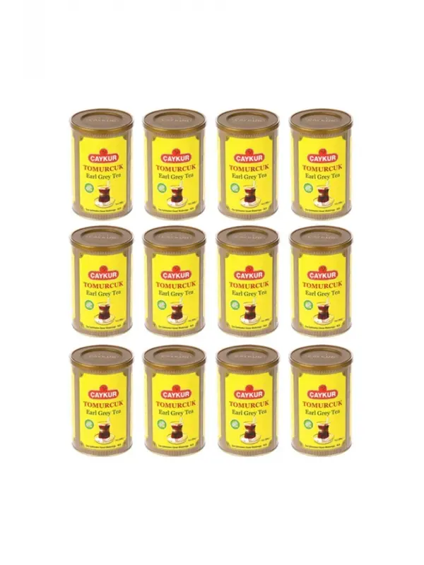 Çaykur Earl Grey Tomurcuk Dökme Çay Teneke 200 G (12 Adet / 2400 G)