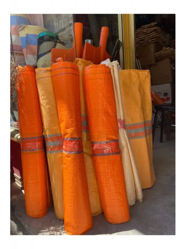 Toplama Çuvalı 10 Adet Fındık 70x120 cm 100 Gr Dayanıklı Naylon Hasat Çuvalı Turuncu
