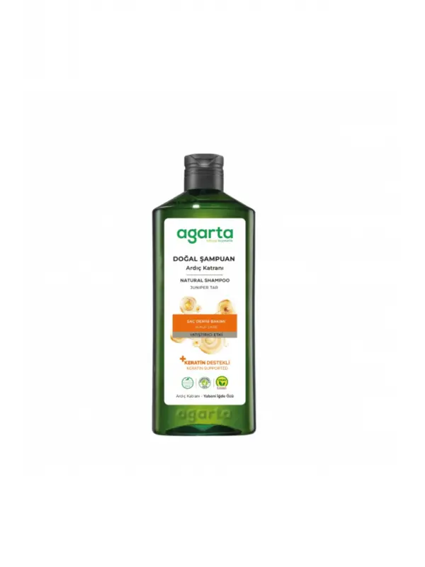 Agarta Kepeğe Karşı Şampuan Seti 3’lü 400 ml Ardıç Katranı Vegan Doğal