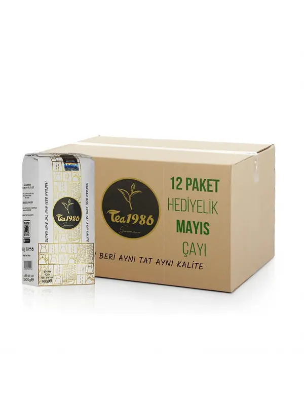 Tea1986 Mayıs Çayı Beyaz Paket 500Gr 12li Paket