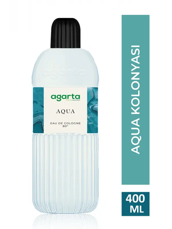 Agarta Pet Şişe 80 Derece Aqua Kolonya 400 ml