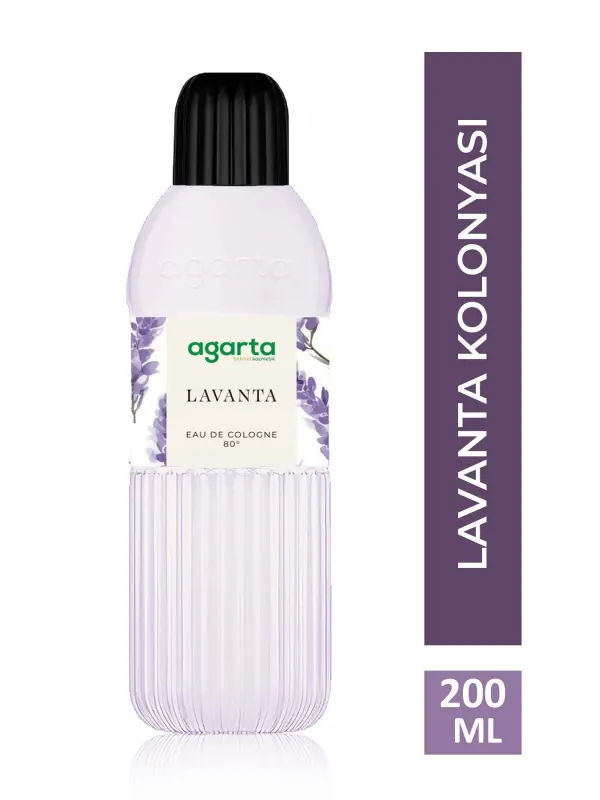 Agarta Pet Şişe 80 Derece  Lavanta Kolonya  200 ml