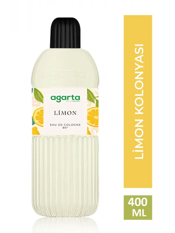 Agarta Pet Şişe 80 Derece Limon Kolonyası 400 ml