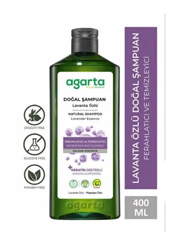 Agarta Renk Koruyucu Şampuan Seti 3’lü 400 ml ProVitamin B5 Keratin Vegan