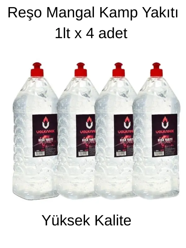 Reşo Mangal Kamp Osmanlı Ocağı Yakıtı 1 Lt x 4 adet