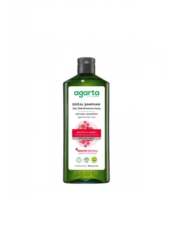 Agarta Saç Dökülmesine Karşı 5’li Şampuan Seti 400 ml Keratin Vegan Bitkisel