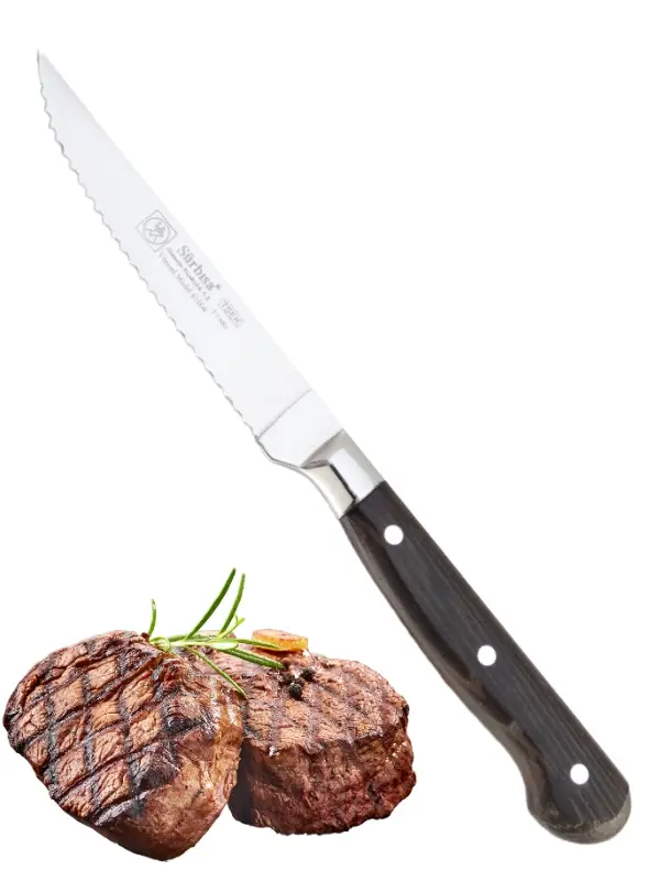 Sürbisa Ahşap Saplı Steak Bıçağı 61004-YM-LZ 10.0 cm