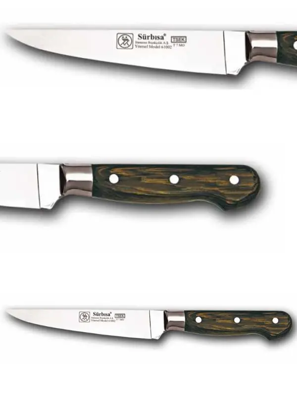 Sürbisa Ahşap Saplı Yöresel Mutfak Bıçağı 61002-YM 15.0 cm